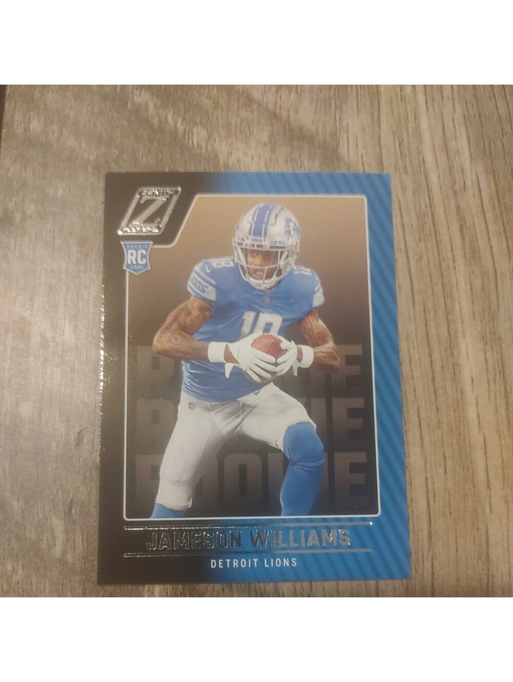 2022 Zenith 🏈 Jameson Williams Base Rookie Card #108 RC - Detroit Lions